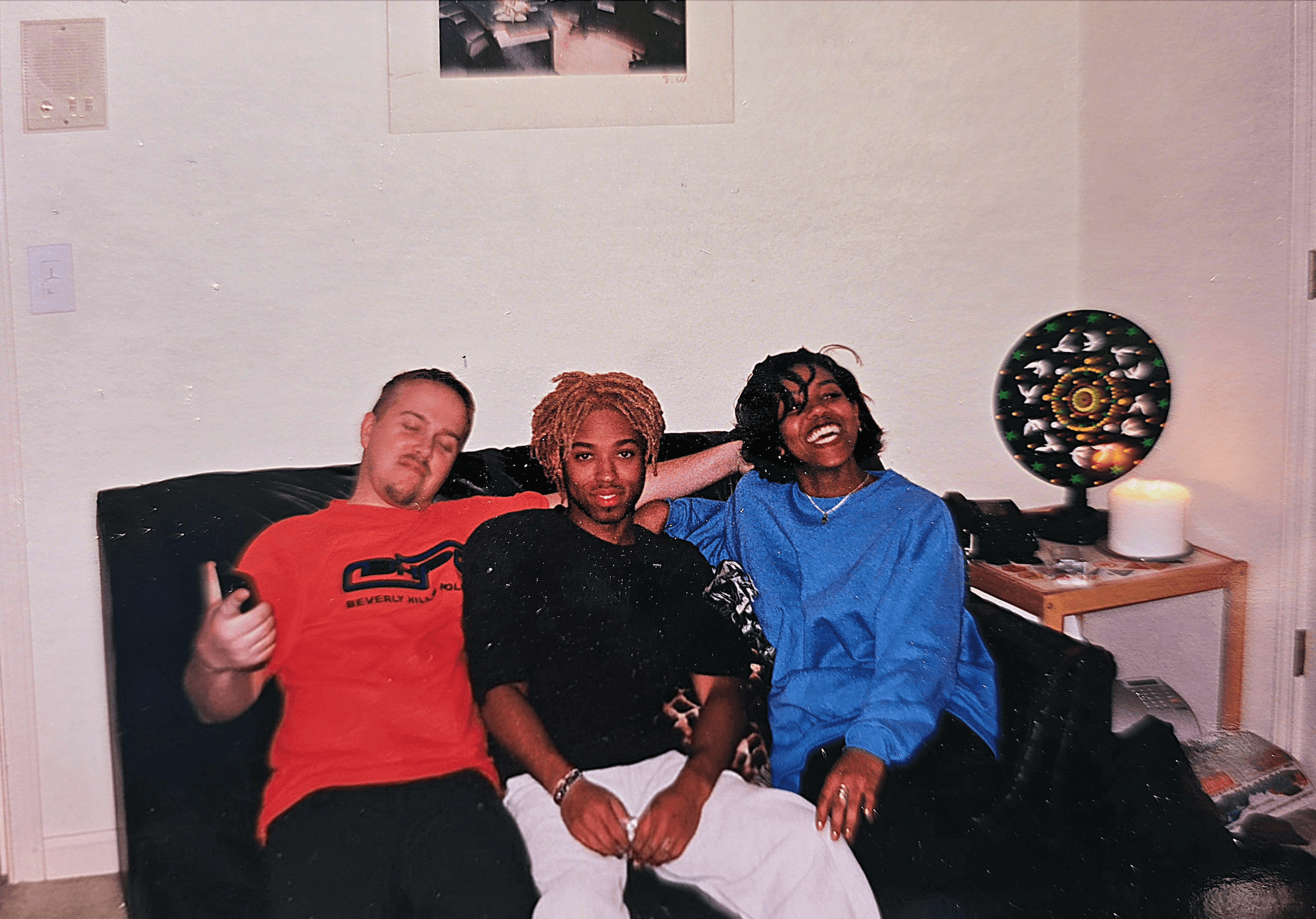 Kene Bell with Renee and Albert Anderson in Nashville in 2002