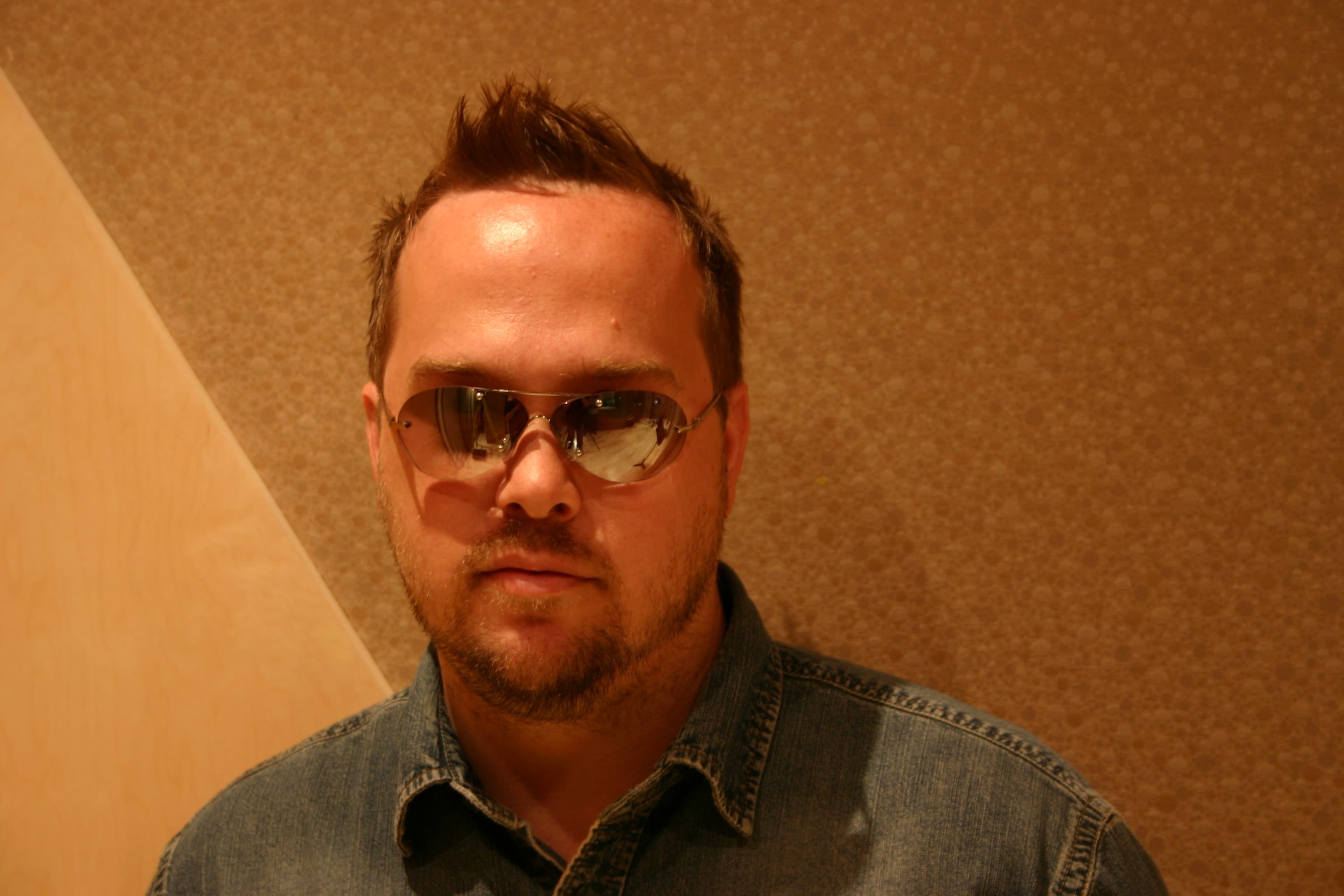Close-up portrait of Kene Bell in the Arizona studio