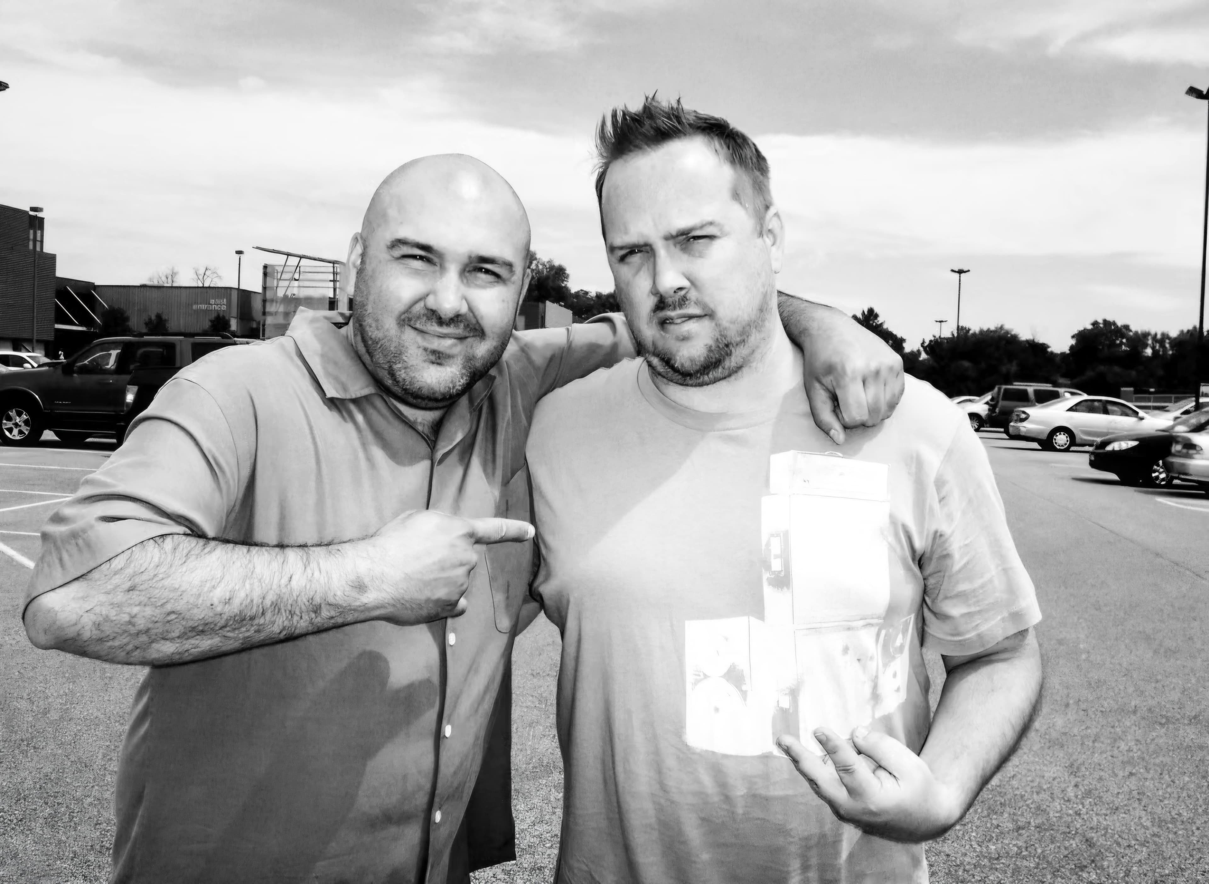 Kene Bell with Mark Calderon of Color Me Badd