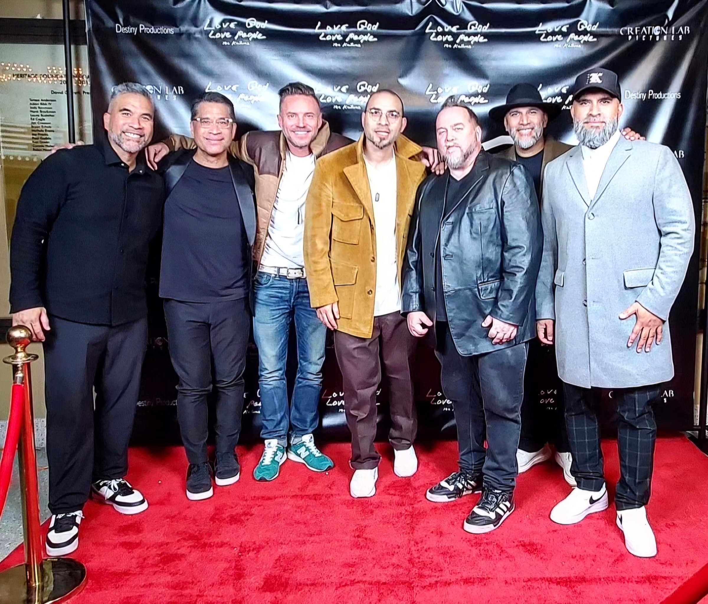 Kene Bell with The Katinas at a public music-industry event