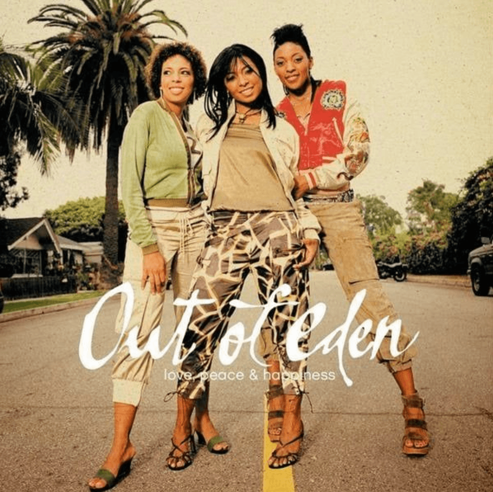 Out of Eden Love, Peace & Happiness cover artwork
