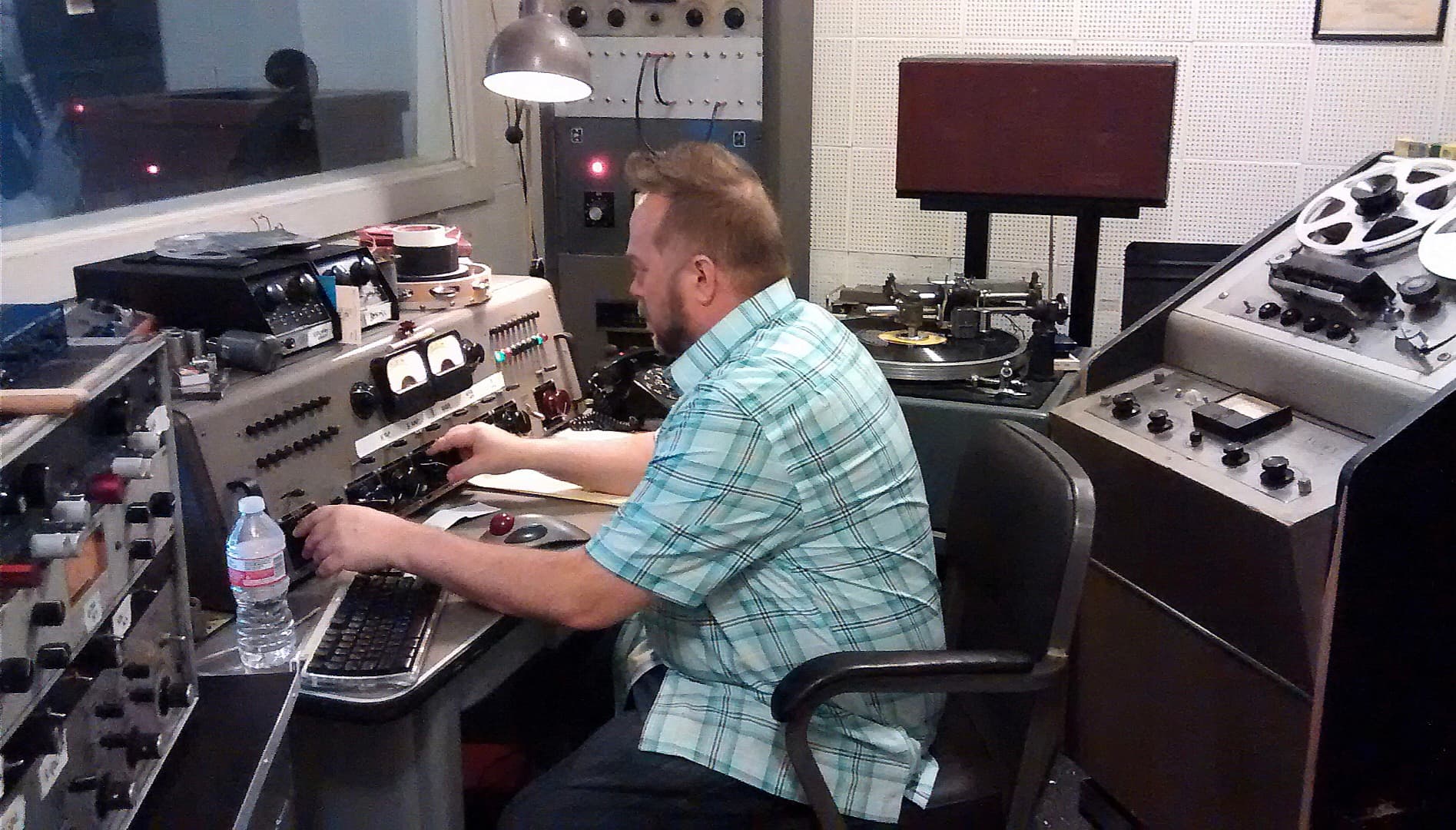 Engineer or producer actively working with vintage tape and mastering equipment